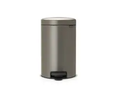 Brabantia Pedaalemmer NewIcon 12 liter platina