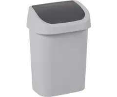Curver Mistral Swing Afvalbak 10 liter grijs