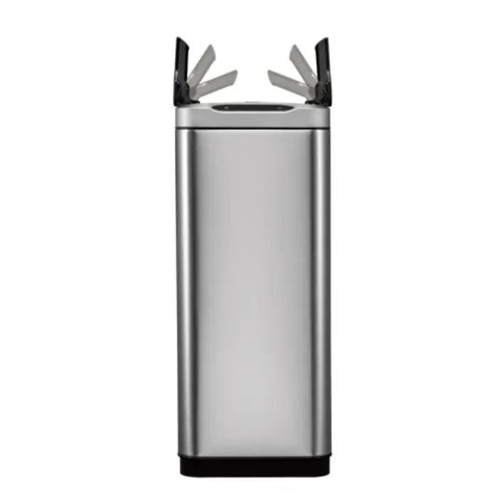 EKO Phantom recycler Sensor Bin 20+20 liter (mat RVS, zwart)