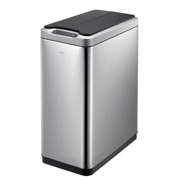 EKO Phantom recycler Sensor Bin 20+20 liter (mat RVS, zwart)
