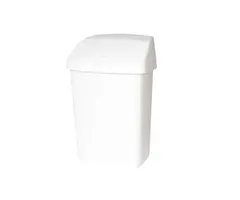 Rubbermaid Afvalbakken met tuimeldeksel 10 liter wit
