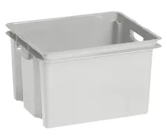 Crownest Opbergbox 30 liter grijs