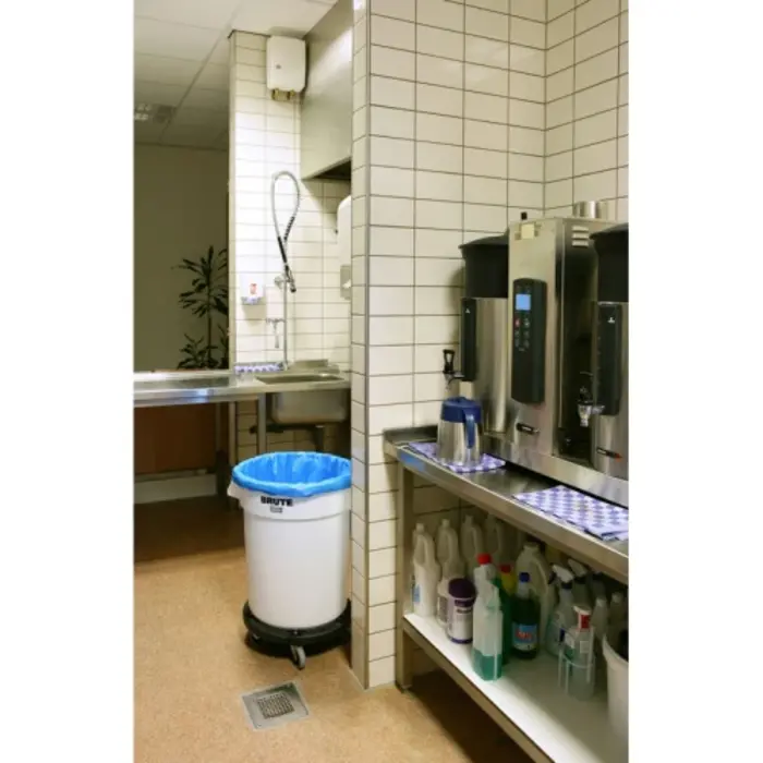 Rubbermaid Ronde Brute container 75,7 liter wit