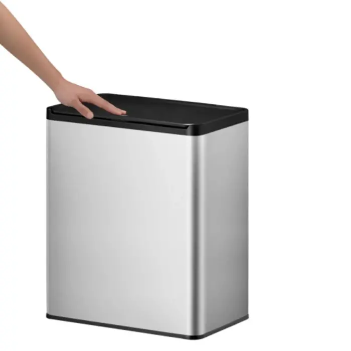 EKO Essential Touch Recycler 20+20 liter (mat RVS, zwart)