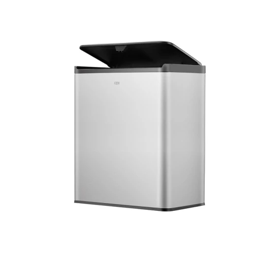 EKO Essential Touch Recycler 20+20 liter (mat RVS, zwart)
