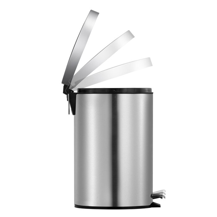 Pedaalemmer 3 liter mat RVS