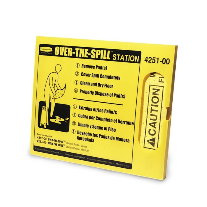 Rubbermaid Over-The Spill- modulekit geel