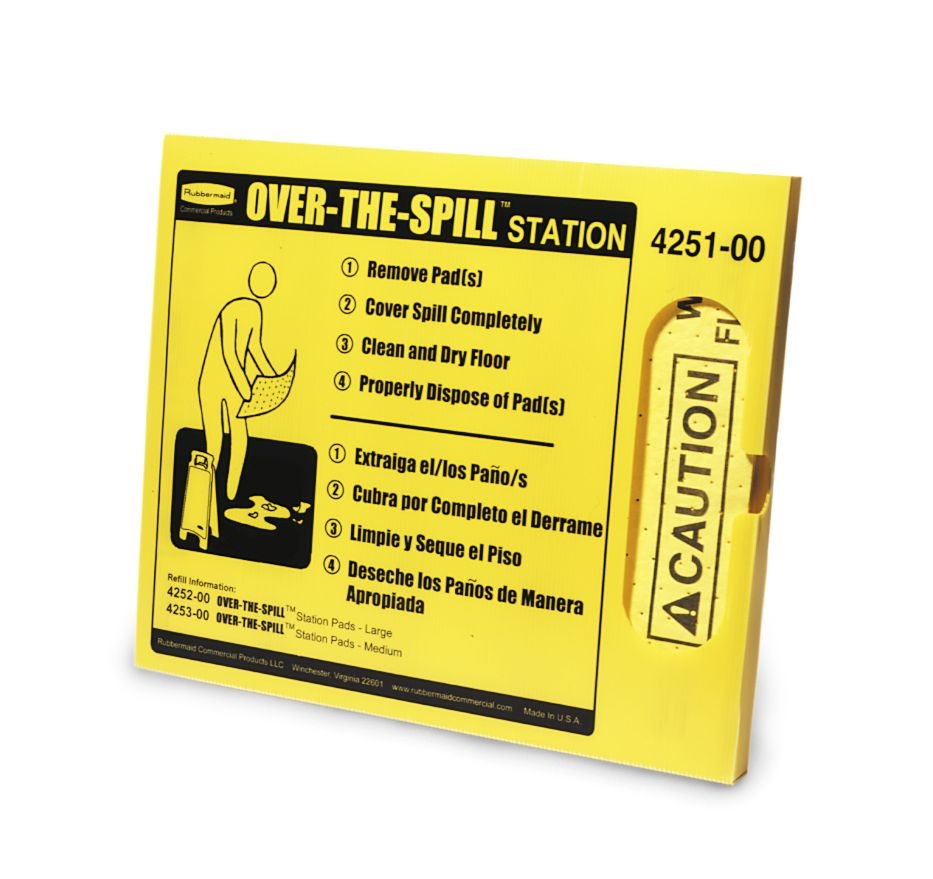 Rubbermaid Over-The Spill- modulekit geel