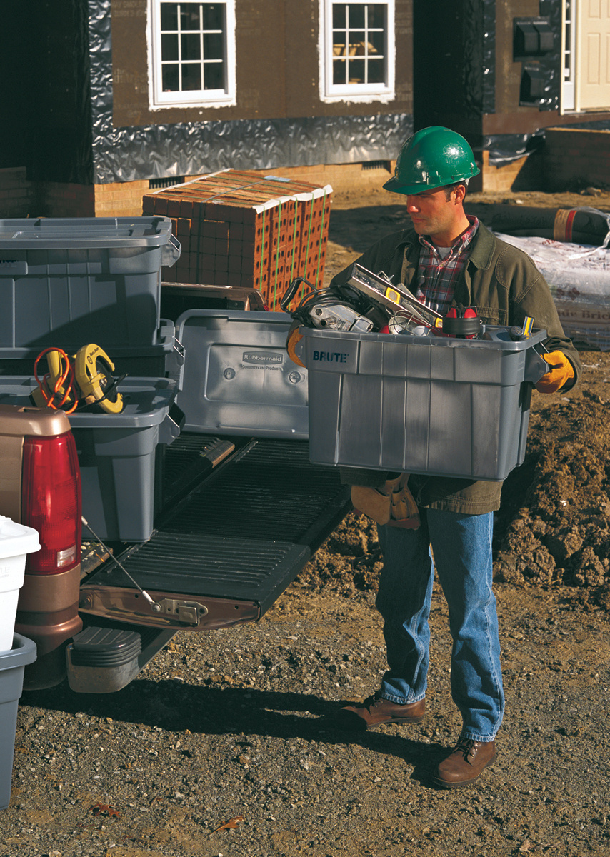 Rubbermaid Brute-opbergbox 75,5 liter grijs