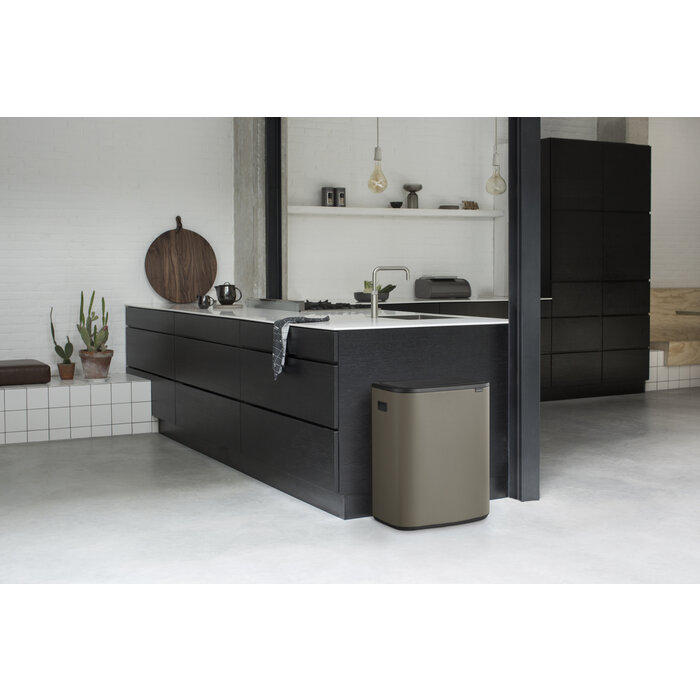 Brabantia Bo Touch Bin 2x30 liter platina