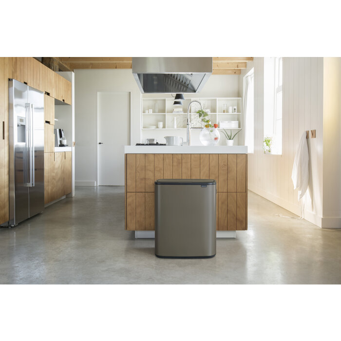 Brabantia Bo Touch Bin 2x30 liter platina
