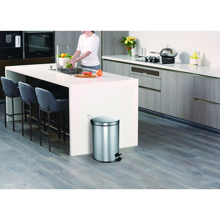 Pedaalemmer 20 liter RVS