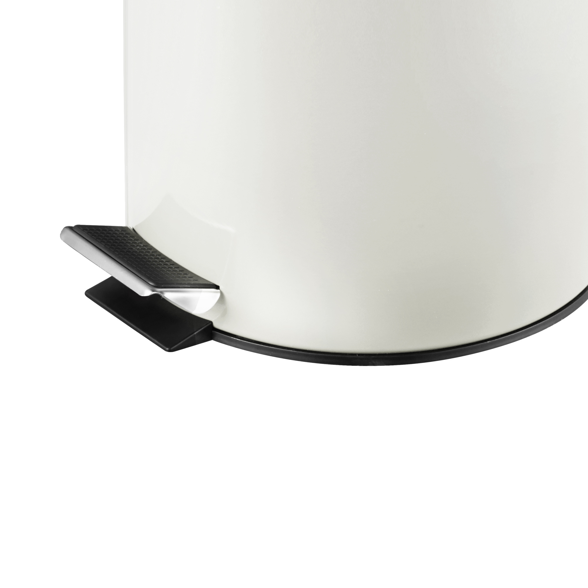 Pedaalemmer 30 liter wit