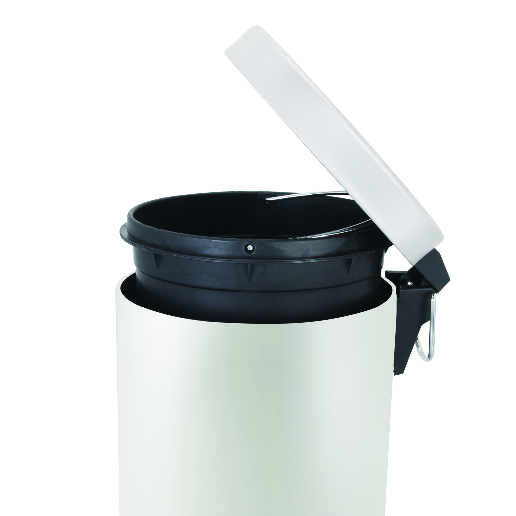 Pedaalemmer 30 liter wit