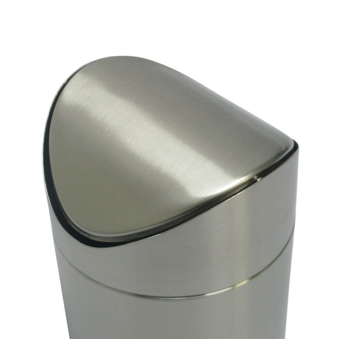 RVS tafelafvalbakje 1,5 liter mat RVS