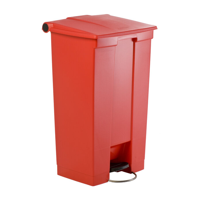 Rubbermaid Step-On Classic container 87 liter rood