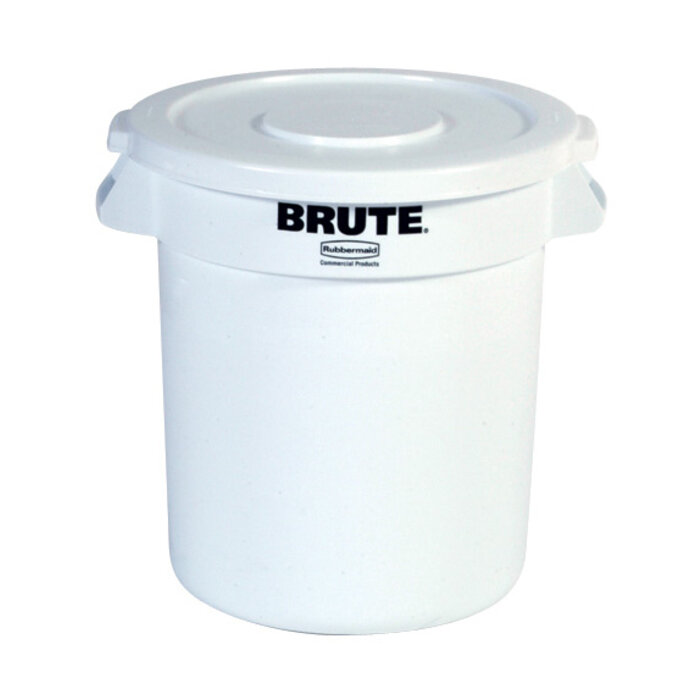 Rubbermaid Ronde Brute container 37,9 liter wit