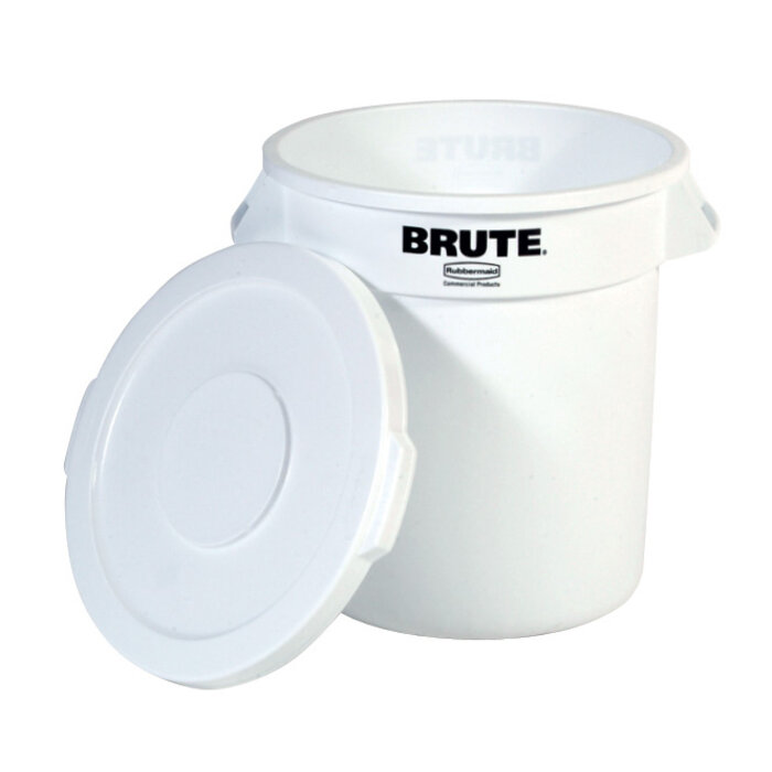 Rubbermaid Ronde Brute container 37,9 liter wit