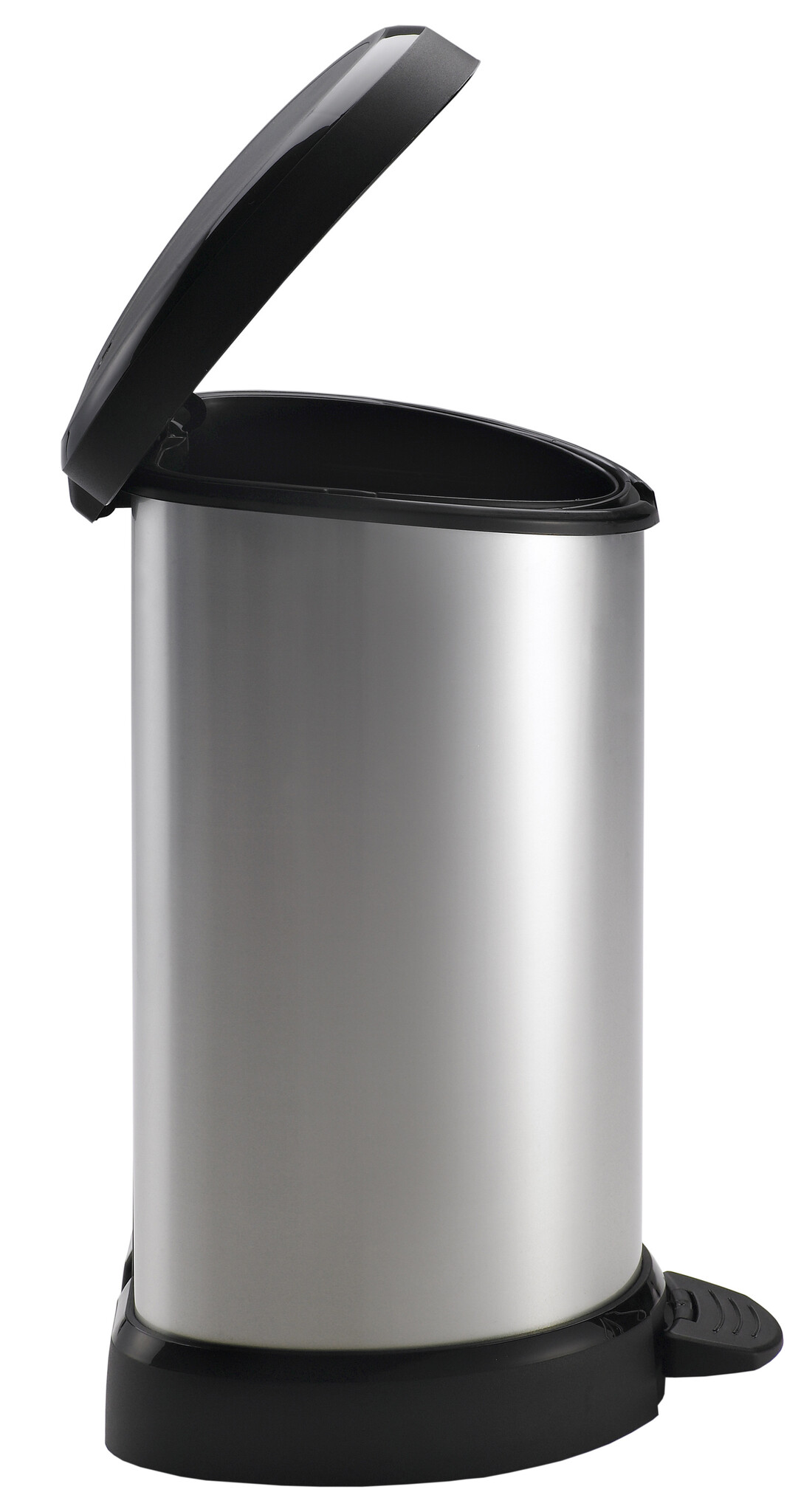 Curver Pedaalemmer Decobin 15 liter (zilver, zwart)