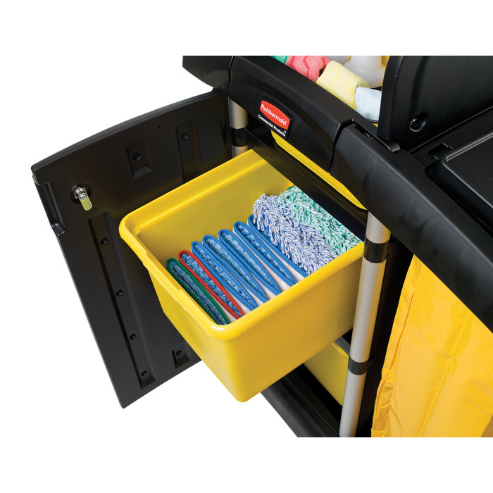 Rubbermaid Schoonmaakkar Hygen voor zorginstellingen zwart