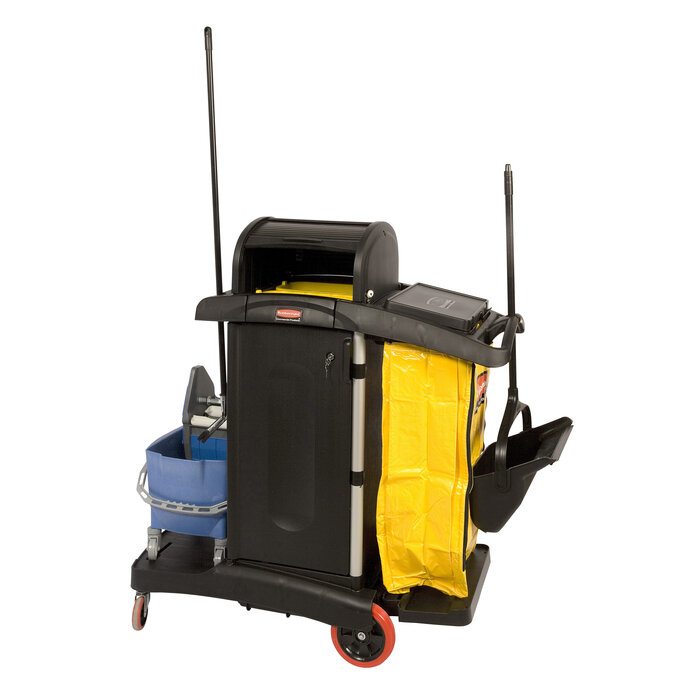 Rubbermaid Schoonmaakkar Hygen voor zorginstellingen zwart