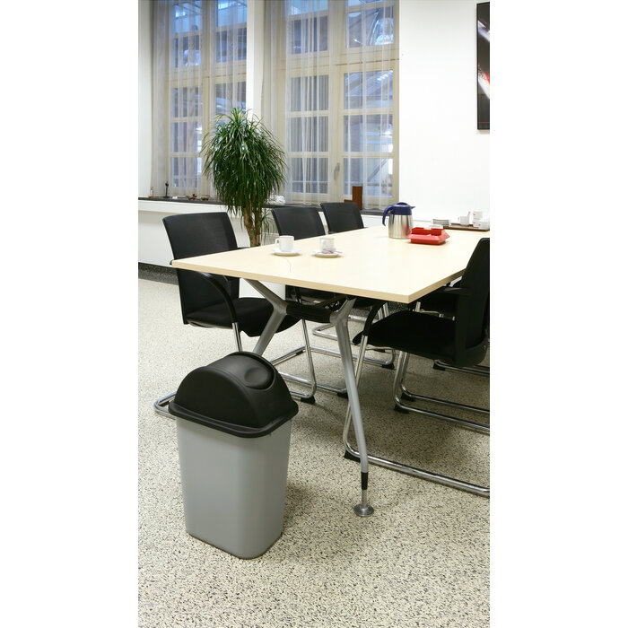 Rubbermaid Swing top B zwart