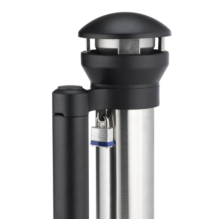 Rubbermaid Staande asbak Infinity (zwart, RVS)