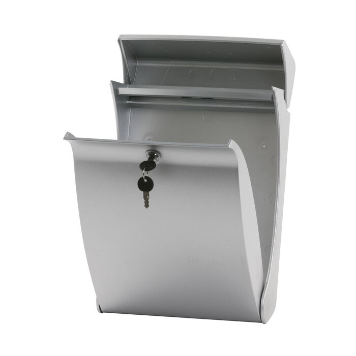 BURG-WÄCHTER Brievenbus Swing' zilver