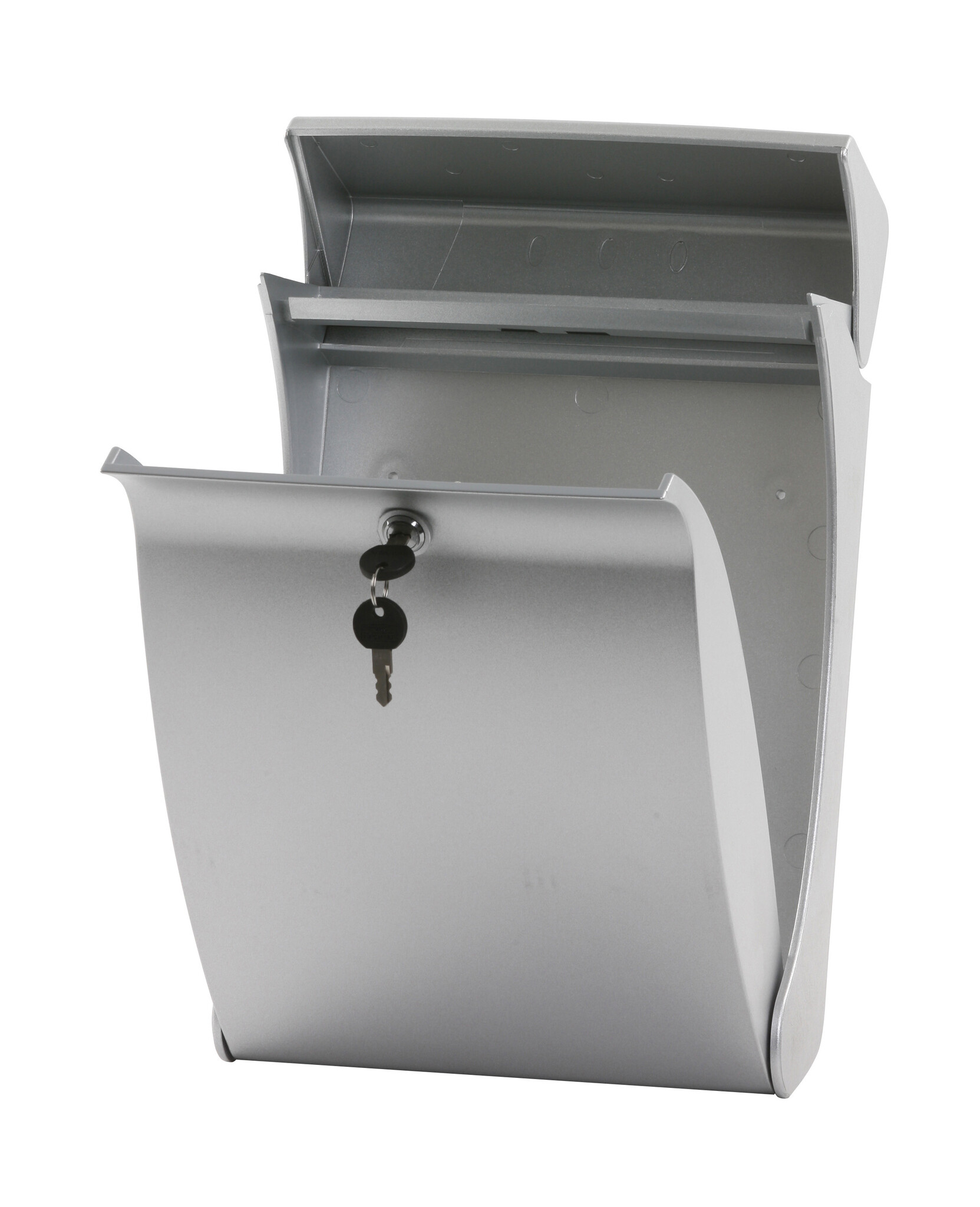 BURG-WÄCHTER Brievenbus Swing' zilver
