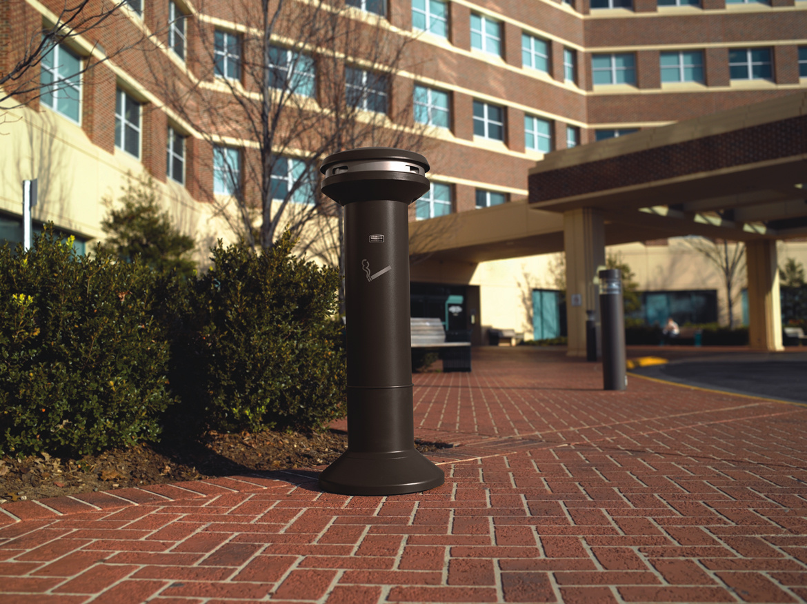 Rubbermaid Staande asbak Infinity XL zwart