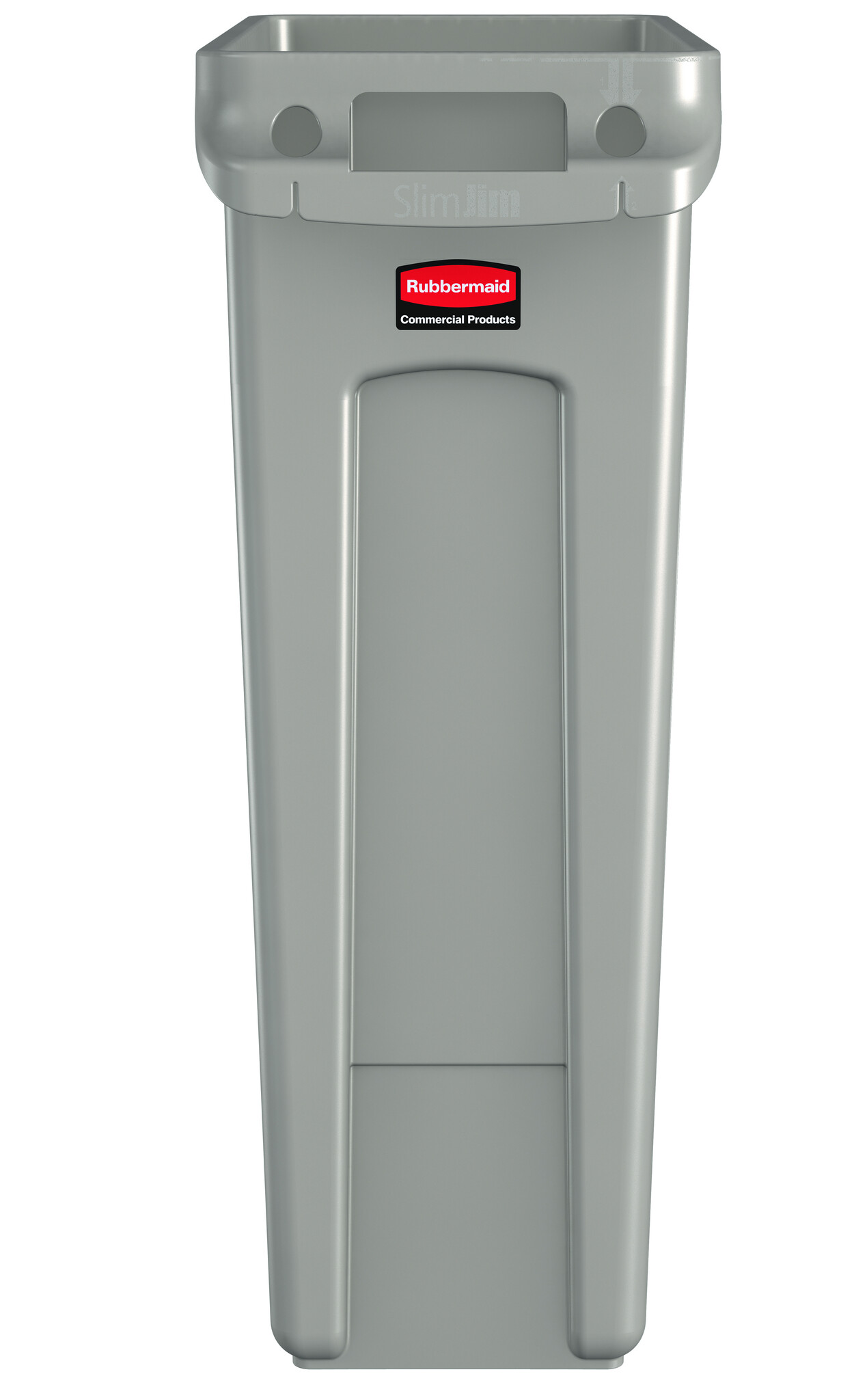 Rubbermaid Slim Jim met luchtsleuven 87 liter beige