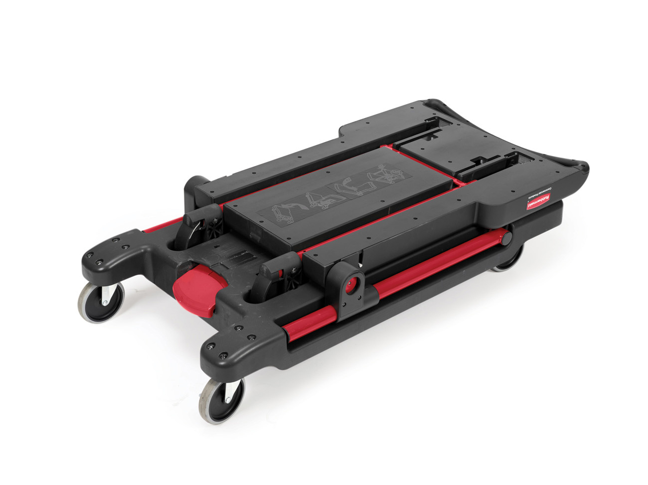 Rubbermaid Multifunctionele Servicewagen (zwart, rood)