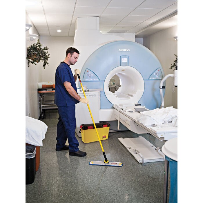 Rubbermaid Hygen Quick Connect traditionele mopsteel geel