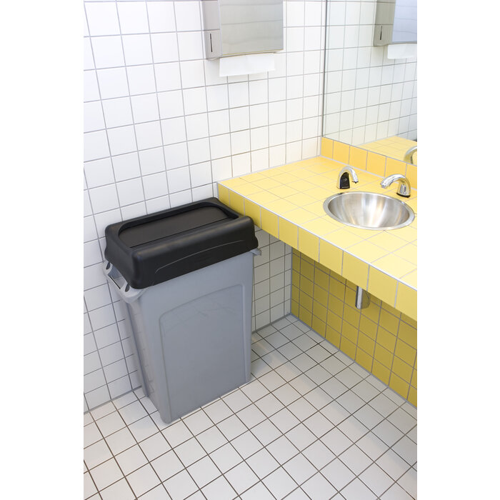 Rubbermaid Tuimeldeksel zwart