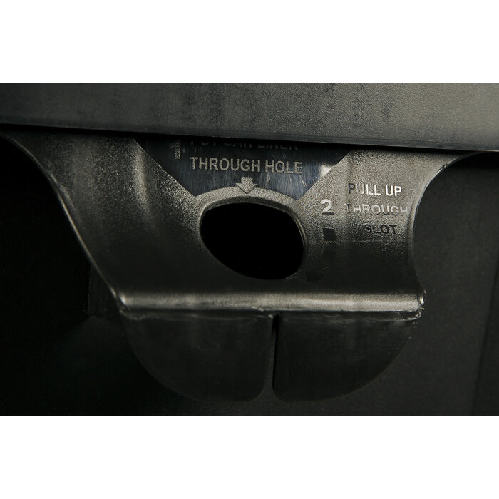 Rubbermaid Untouchable container zwart