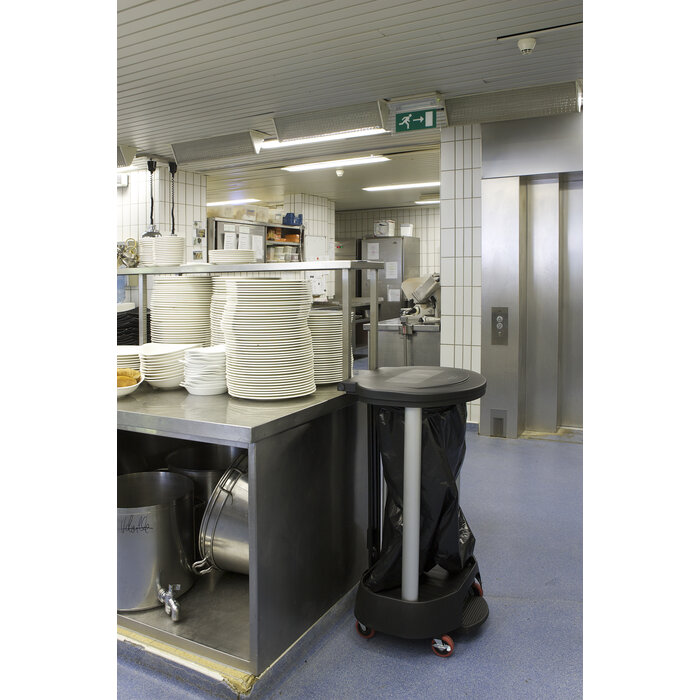 Rubbermaid Wasmand voor linnengoed zwart