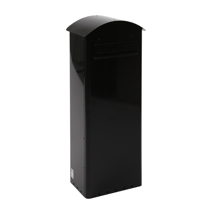 Staande brievenbus Rooftop zwart