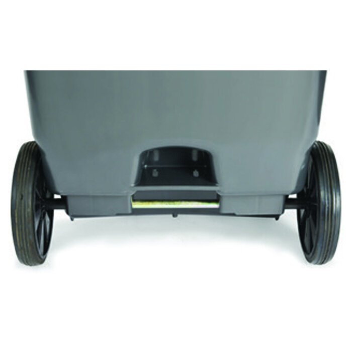 Mini-container 360 liter 3-wiel grijs