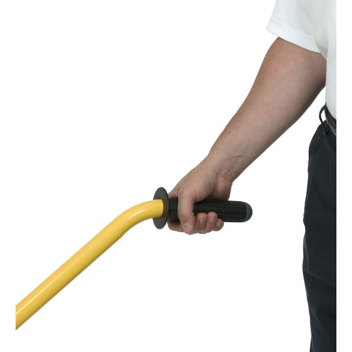 Rubbermaid Hygen Quick Connect ergonomische telescoopsteel geel