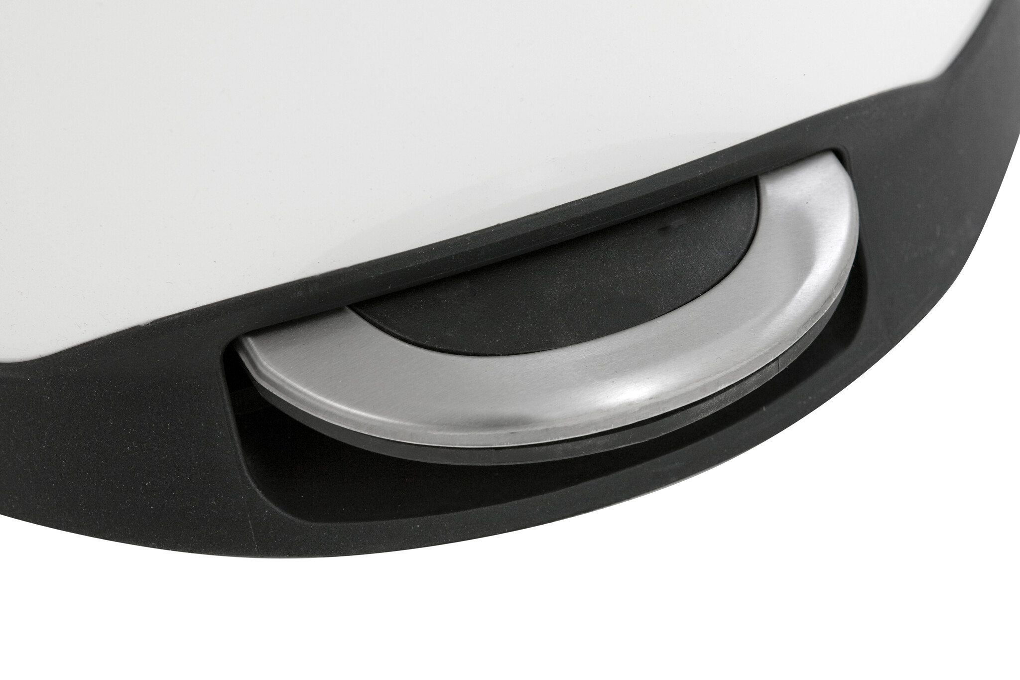 EKO Shell Bin pedaalemmer 30 liter (wit, mat RVS)