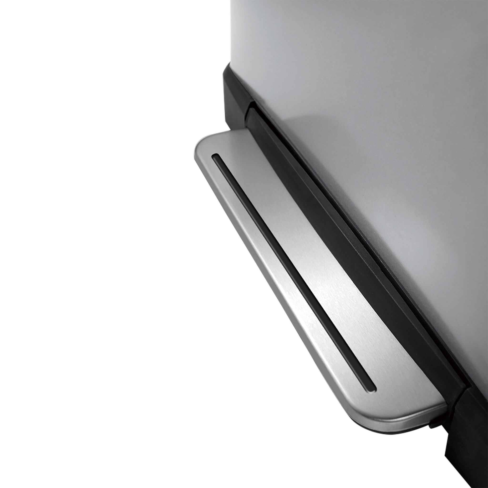 EKO E-Cube pedaalemmer 50 liter mat RVS