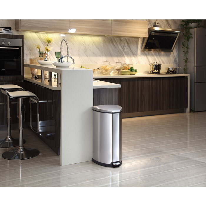 EKO Grace pedaalemmer 35 liter mat RVS