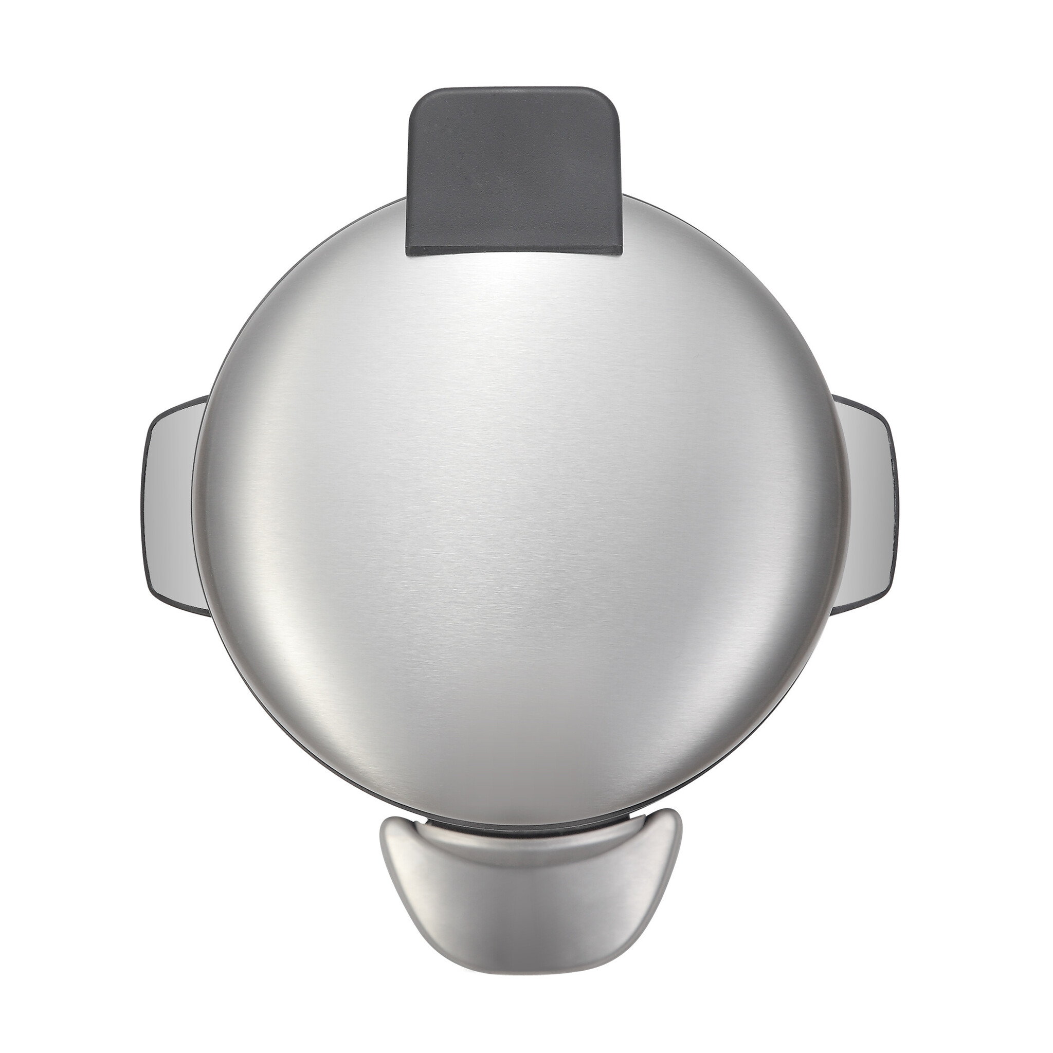 EKO Belle Deluxe pedaalemmer 12 liter (zwart glanzend, mat RVS)