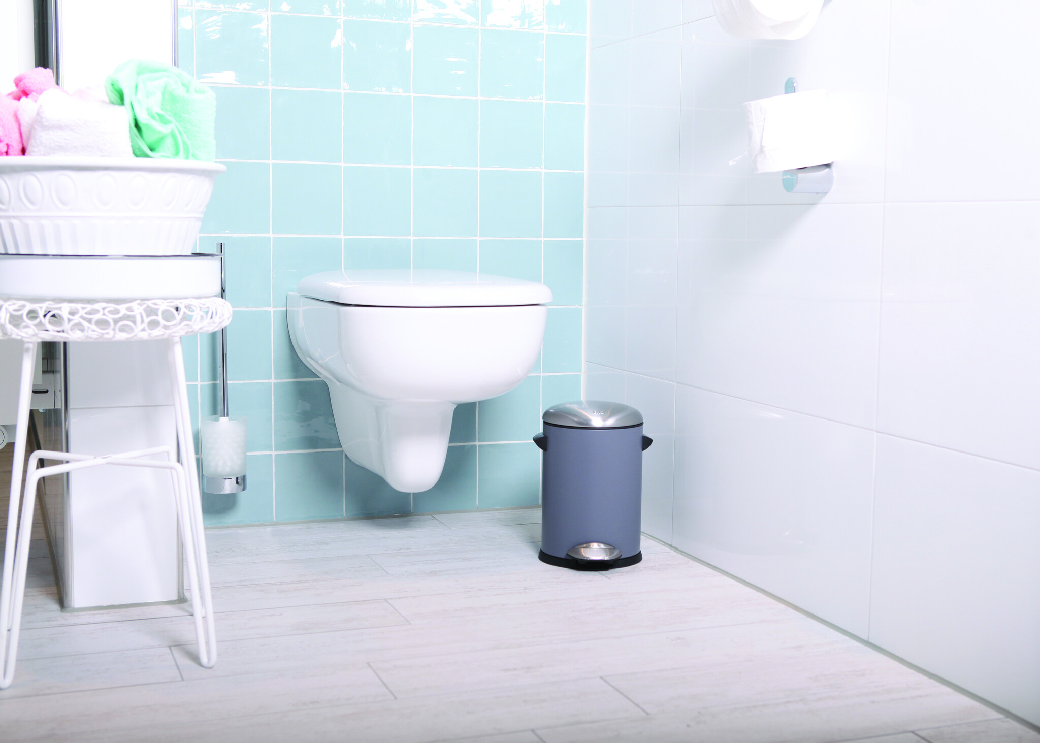 EKO Belle Deluxe pedaalemmer 3 liter (grijs, sandcoated)