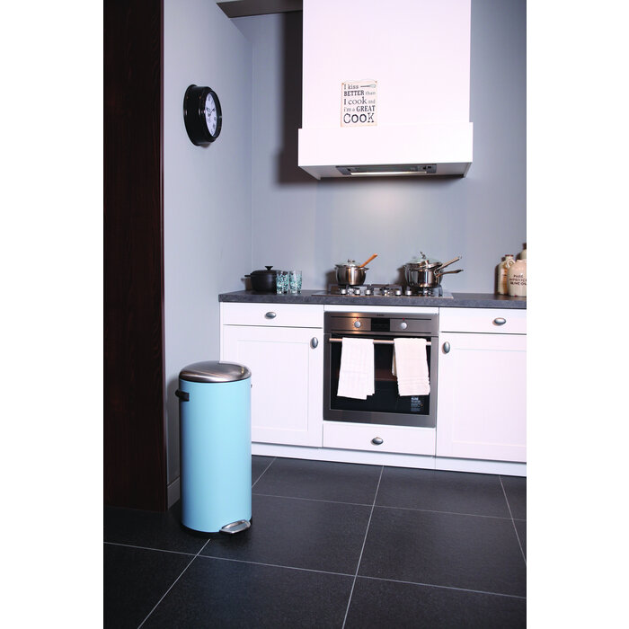 EKO Belle Deluxe pedaalemmer 30 liter (licht blauw, sandcoated)