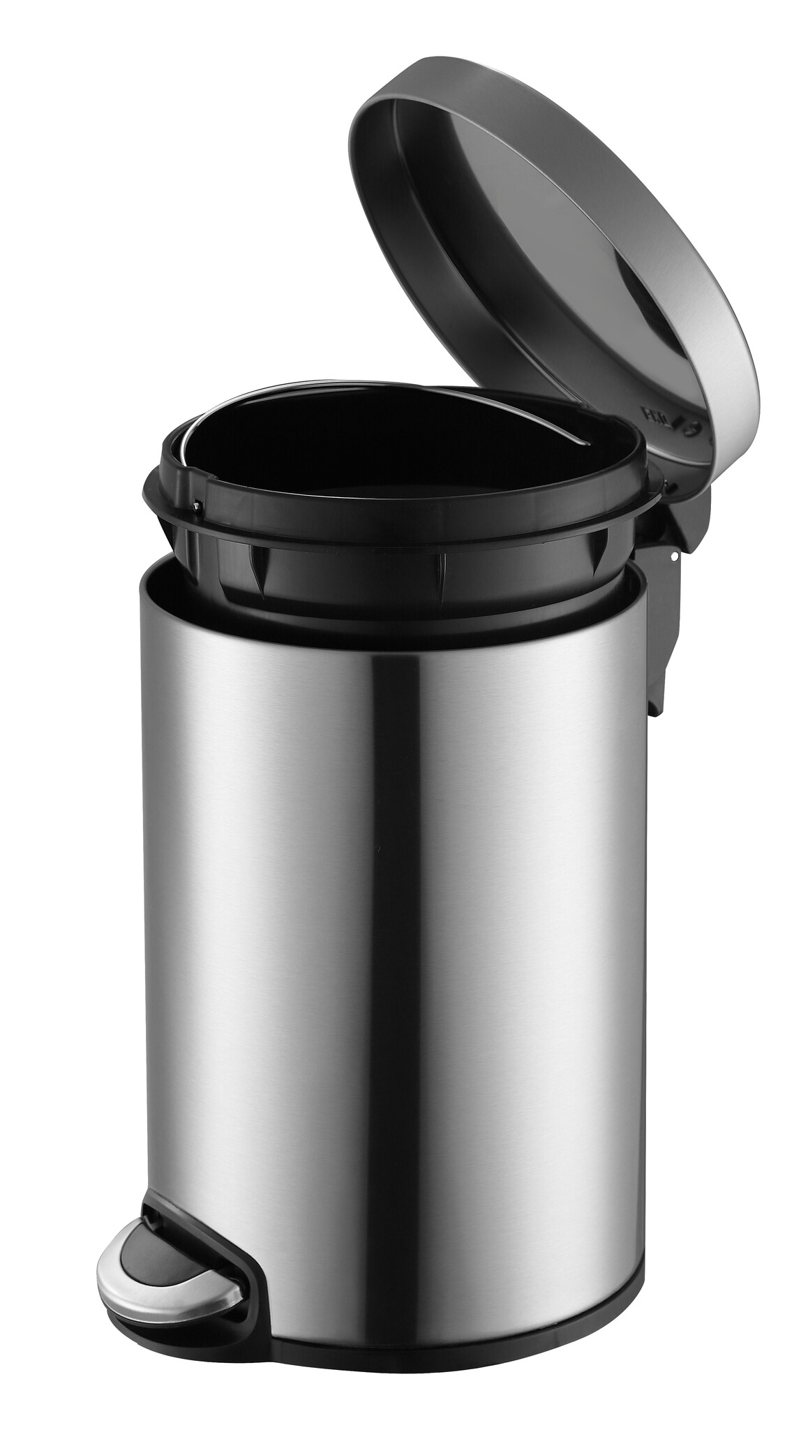 EKO Serene pedaalemmer 12 liter mat RVS