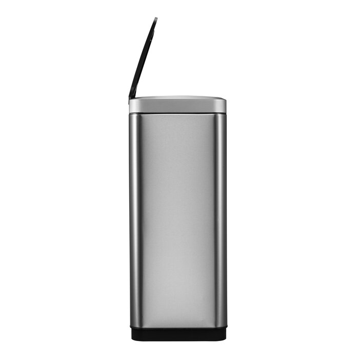 EKO Mirage recycler Sensor Bin 20+20 liter (mat RVS, zwart)