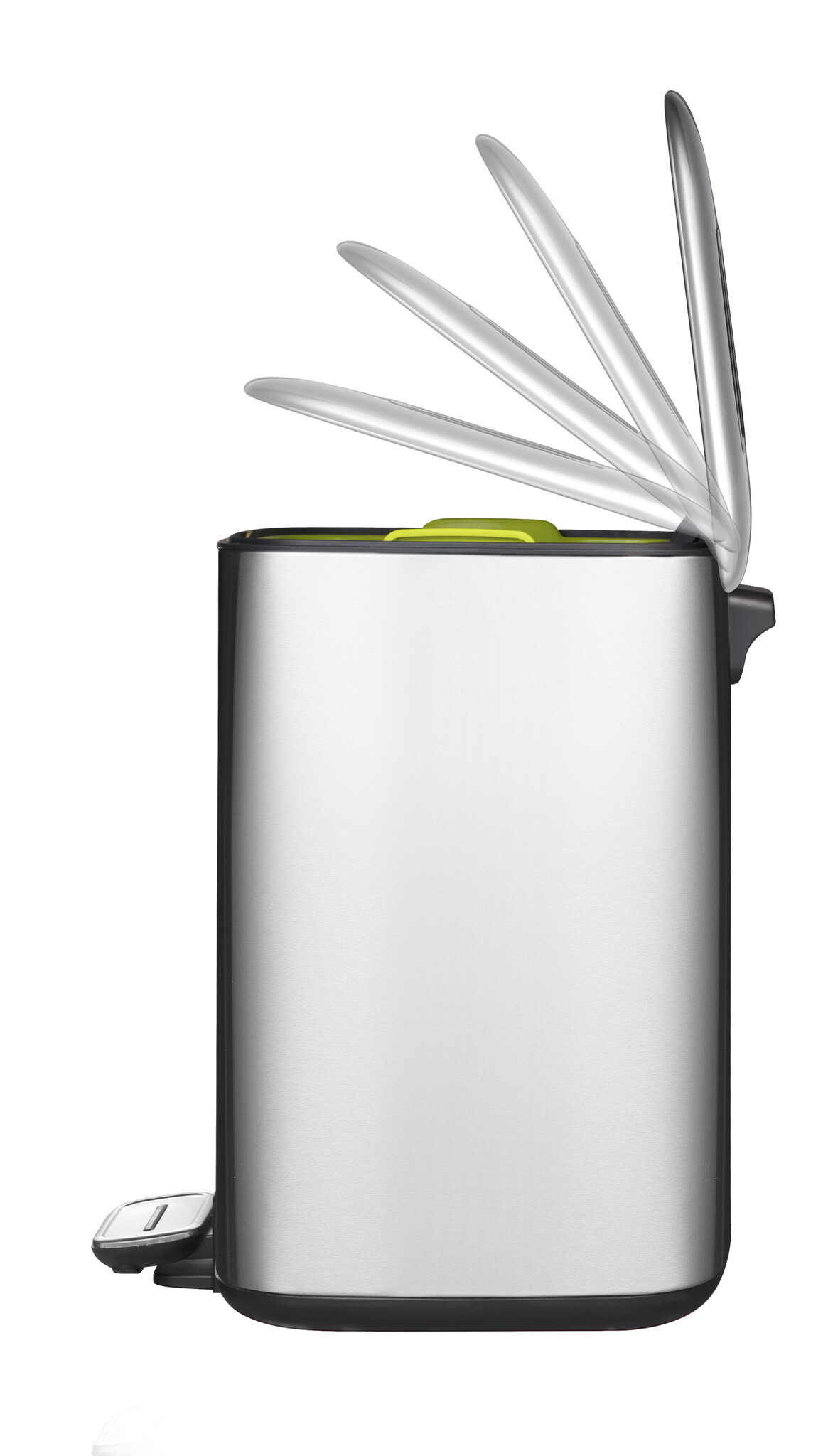 EKO Regent pedaalemmer 12 liter mat RVS