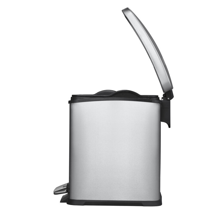 EKO New Rejoice pedaalemmer 8 liter mat RVS