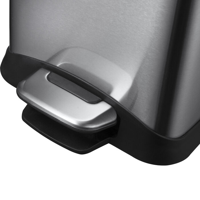 EKO New Rejoice pedaalemmer 8 liter mat RVS